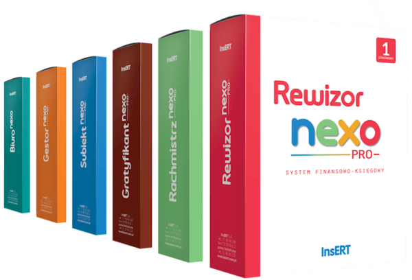Doradca podatkowy nexo PRO PLUS (Rewizor, Rachmistrz, Gratyfikant, Subiekt, Gestor, Biuro) e.lic.