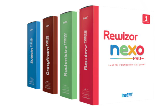 Biuro rachunkowo-płacowe nexo PRO (Rewizor, Rachmistrz, Gratyfikant, Subiekt) e.lic.